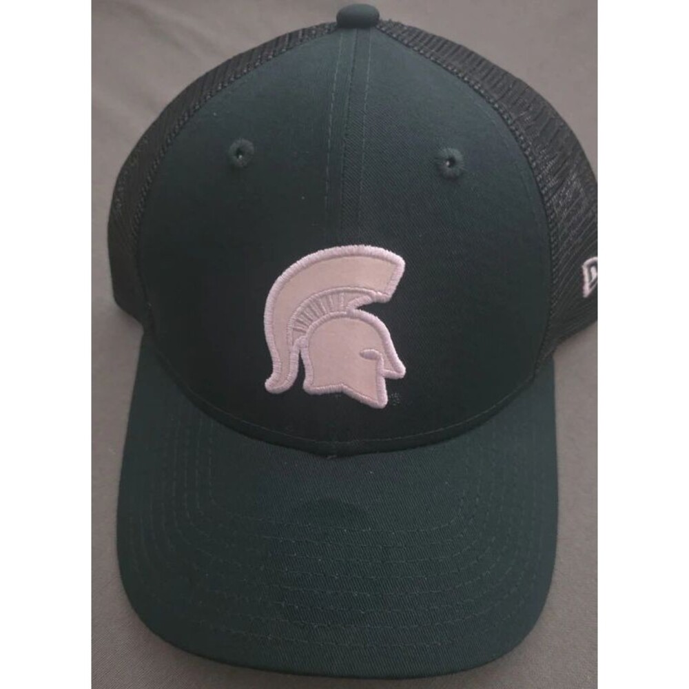 New Era Michigan State Spartans Mesh Woman's Hat | Dark Green & White